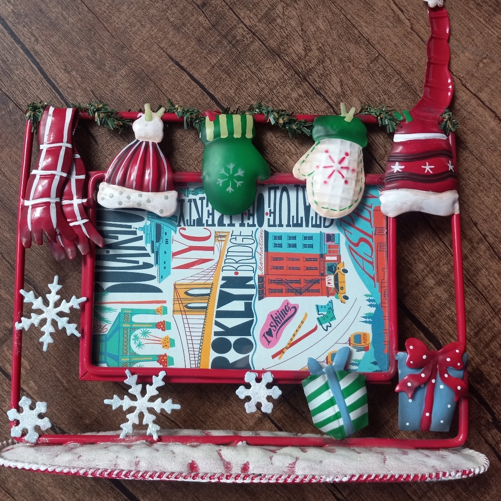 🤶 Kohl's Metal Christmas Picture Frame 🤶 🖼